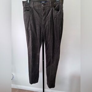 Chaps Dark brown soft brush corduroy jeans